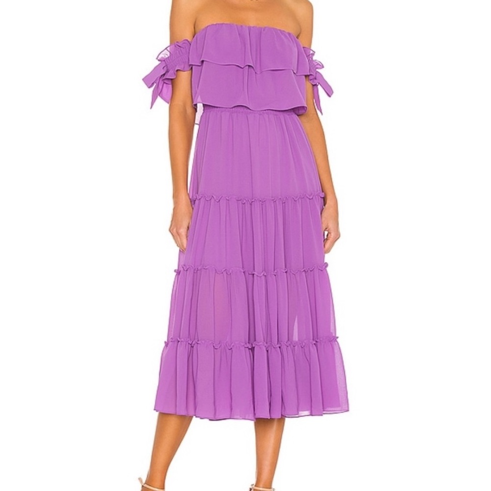 Misa Los Angeles Micaela Dress in Dark Lilac, Size Small